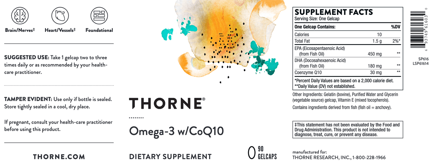 Omega-3 w/ CoQ10 90 gelcaps