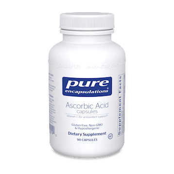 Pure Ascorbic Acid 90 vcaps-Vitamin C