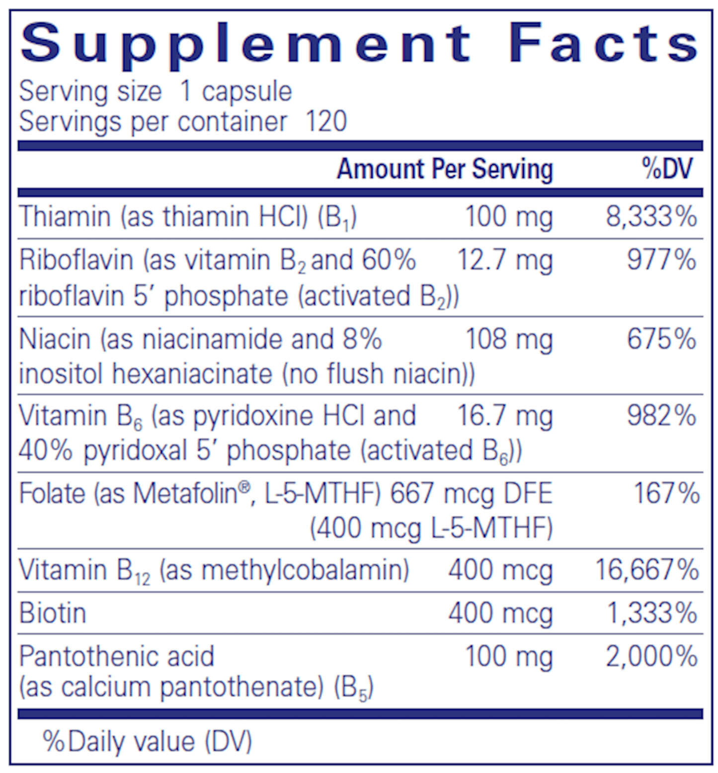 B-Complex Plus 120 vcaps