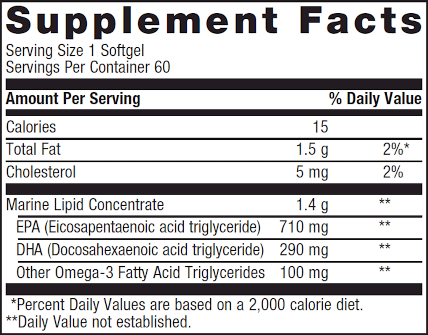 OmegaGenics EPA-DHA 1000 60 softgels