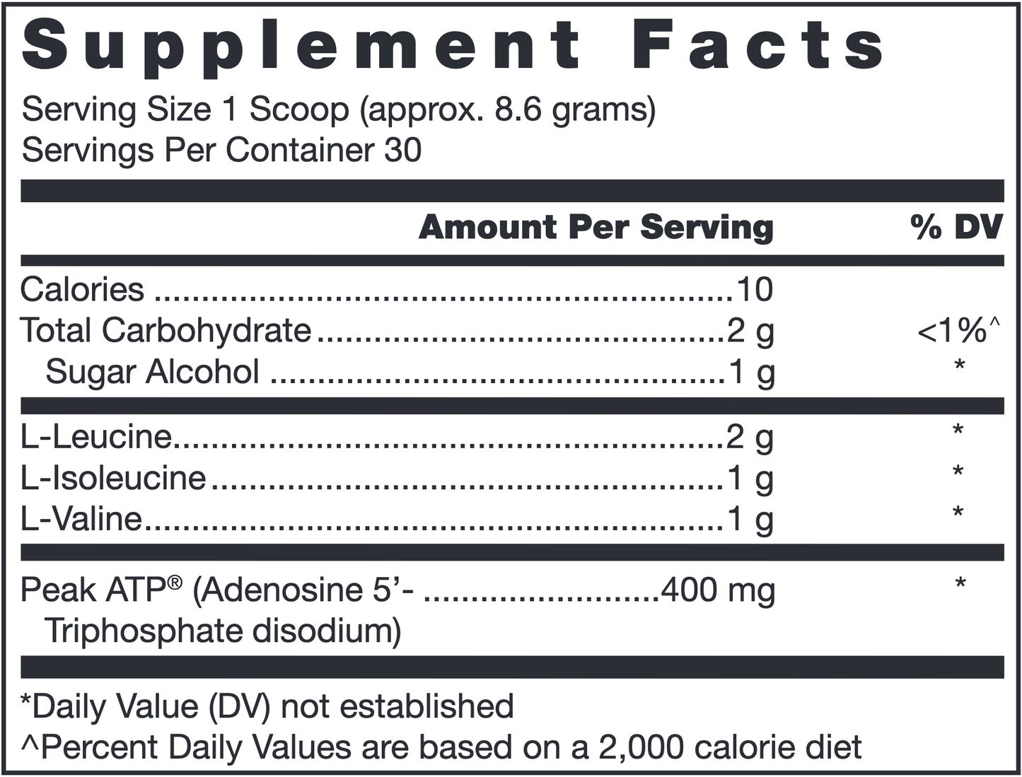Klean BCAA + PEAK ATP 9.1 oz.